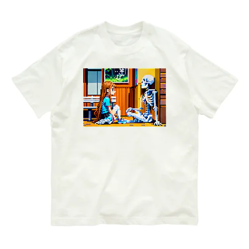 少女と骨 Organic Cotton T-Shirt
