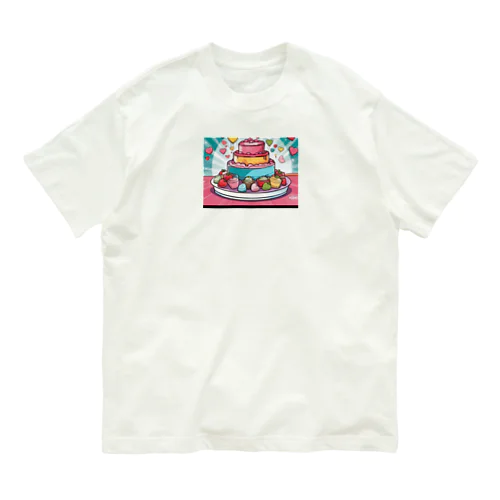 デコレーションケーキ オーガニックコットンTシャツ