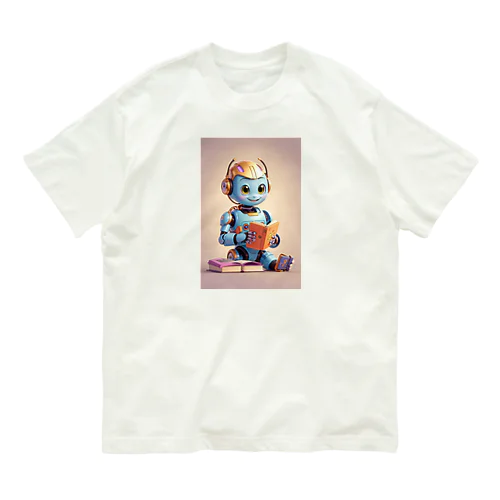 AI子どもロボット「リーディくん」 オーガニックコットンTシャツ