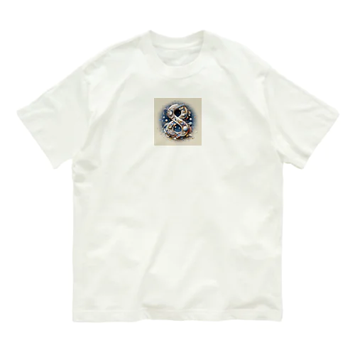 「８」のロゴ2 Organic Cotton T-Shirt