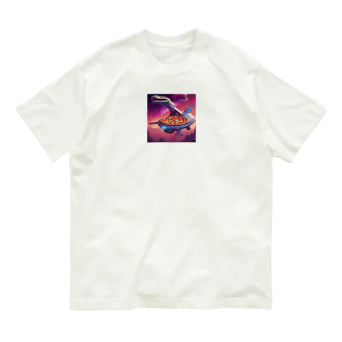 宇宙間宅配ヘビ Organic Cotton T-Shirt