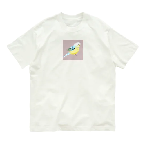 セキセイちゃん•レインボー Organic Cotton T-Shirt