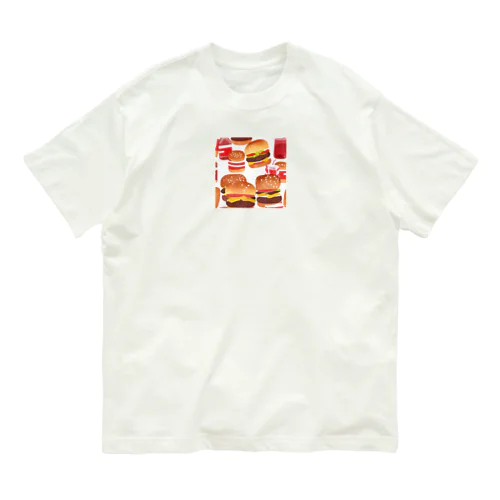 はんばーがーず Organic Cotton T-Shirt