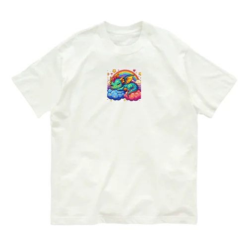 夢見るドラゴン オーガニックコットンTシャツ