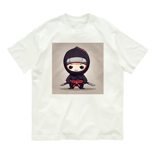 かわいい忍者のイラストグッズ Organic Cotton T-Shirt
