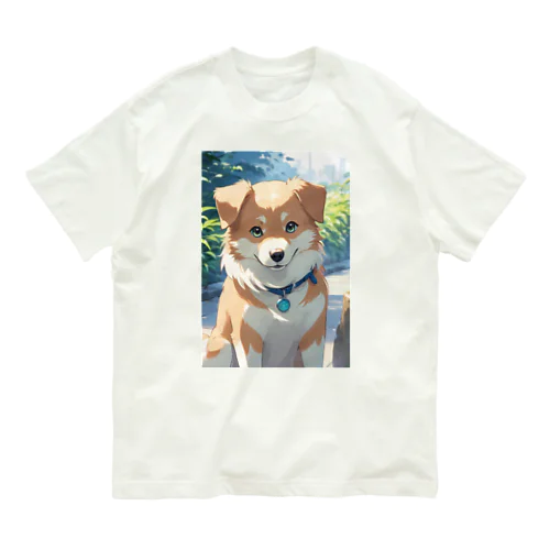 たれ耳の犬 Organic Cotton T-Shirt