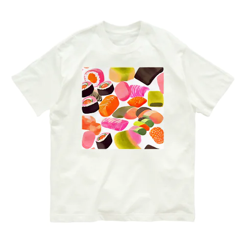 寿司とおにぎり Organic Cotton T-Shirt