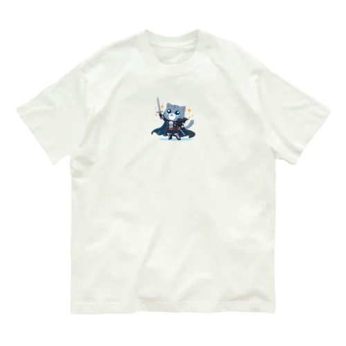 ファンタジー猫シリーズ・勇者 Organic Cotton T-Shirt