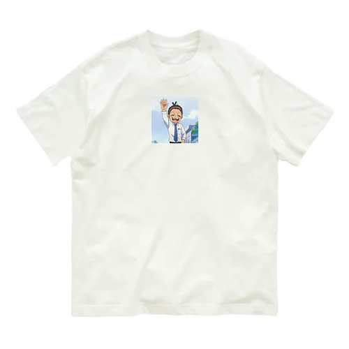 寝グセ？＠サラリーマン Organic Cotton T-Shirt