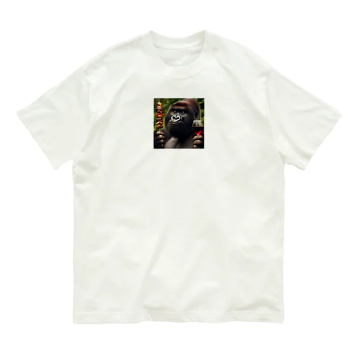 ゴリラの焼き肉 Organic Cotton T-Shirt