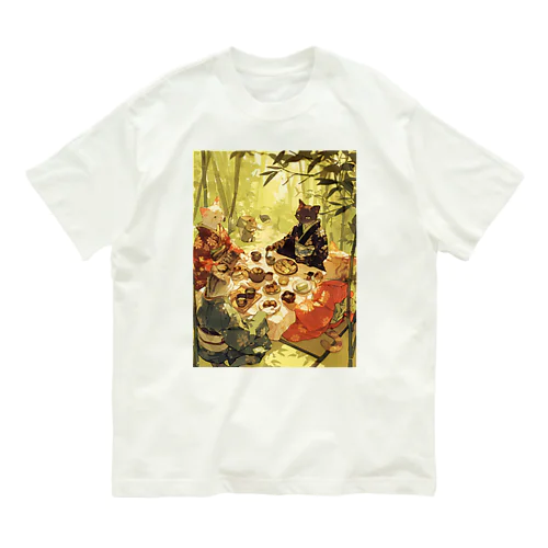 着物姿の猫たち Marsa 106 Organic Cotton T-Shirt