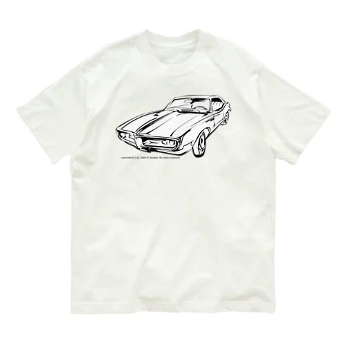 アメ車 クラシックカー オーガニックコットンTシャツ