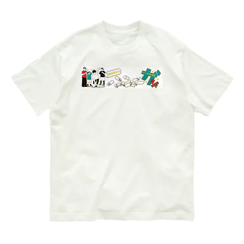 ガシャちゃんねるバナータイプ オーガニックコットンTシャツ