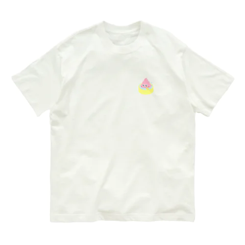 水浴びうんこちゃん！ Organic Cotton T-Shirt