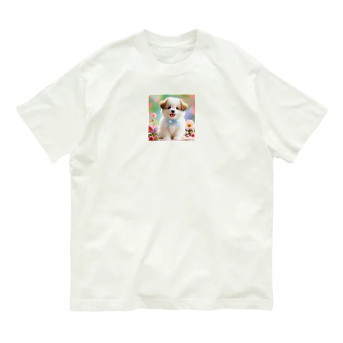 キュートなわんちゃん オーガニックコットンTシャツ