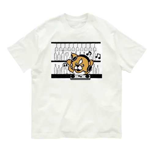 DJわんこのチーくん! オーガニックコットンTシャツ