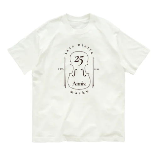 maiko25周年記念 オーガニックコットンTシャツ