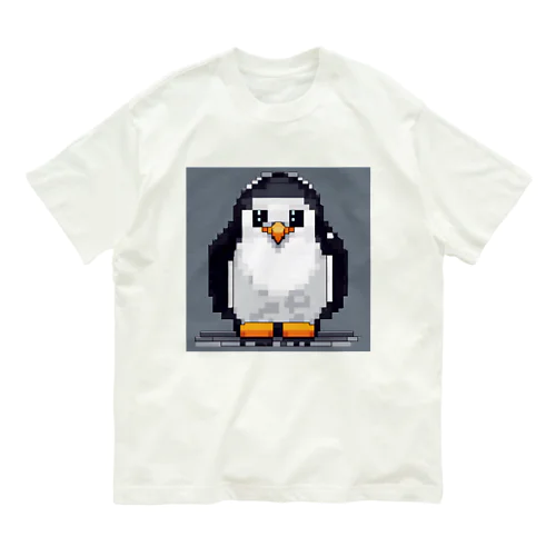 優しい眼差しペンギン Organic Cotton T-Shirt