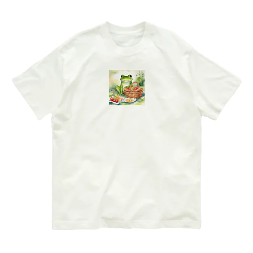 ハピケロ〜ピクニック Organic Cotton T-Shirt