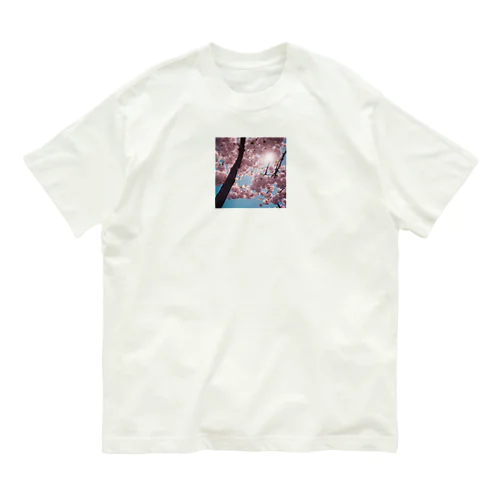 桜13 オーガニックコットンTシャツ