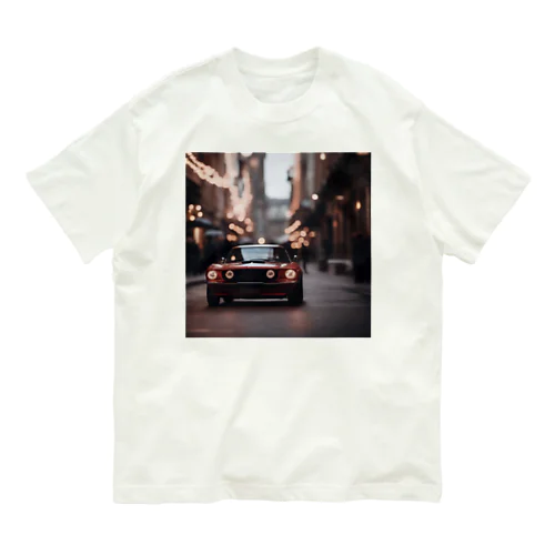 車とネオン Organic Cotton T-Shirt