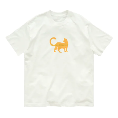 ちゃんとついてきてる？ オーガニックコットンTシャツ