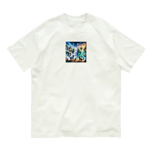 奇跡の探索者：子猫たちの魔法の旅 Organic Cotton T-Shirt