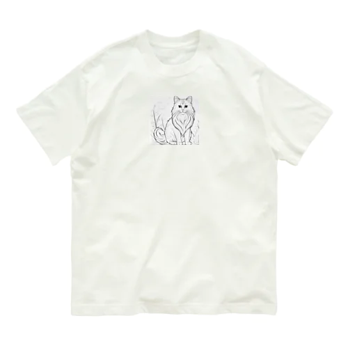 サイベリアン       猫 Organic Cotton T-Shirt