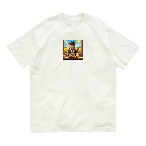 ネコ探偵2 オーガニックコットンTシャツ