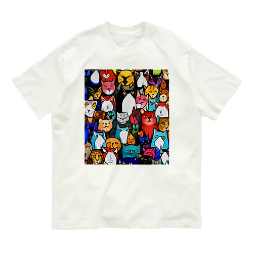 PAC (ポップアートキャット) オーガニックコットンTシャツ