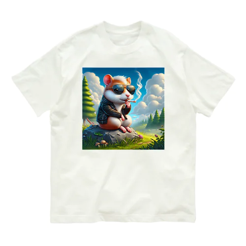 ちょっと一服ハム太郎 Organic Cotton T-Shirt