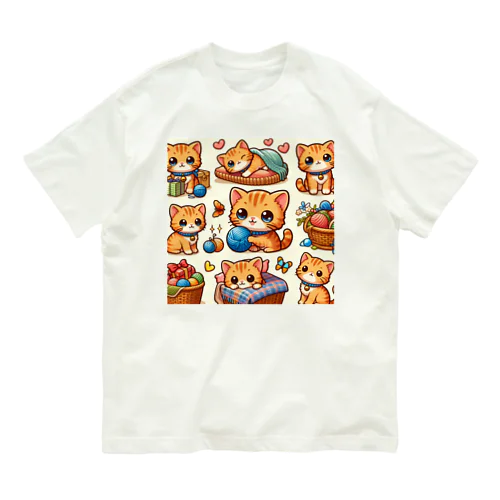 ねこニコばん オーガニックコットンTシャツ