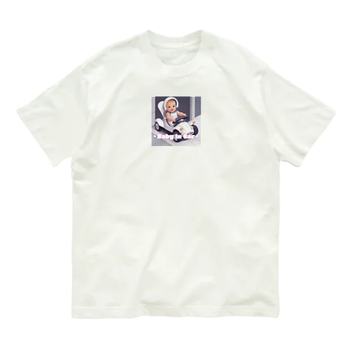 Baby in Car オーガニックコットンTシャツ