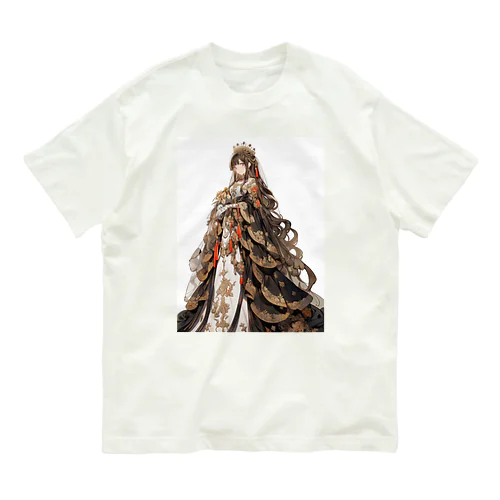 ロイヤルドレスを着た美少女　Tomoe bb 2712 Organic Cotton T-Shirt