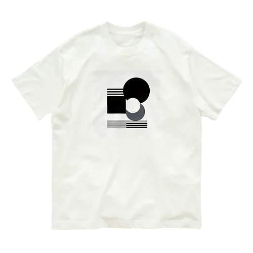 ミニマルなデザインと共鳴 Organic Cotton T-Shirt