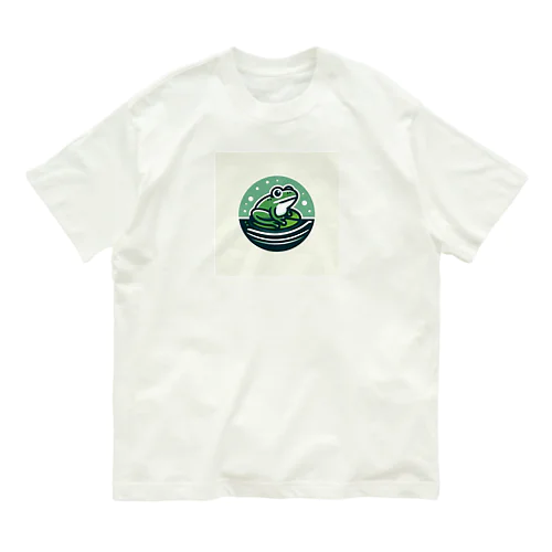 cute frog Organic Cotton T-Shirt