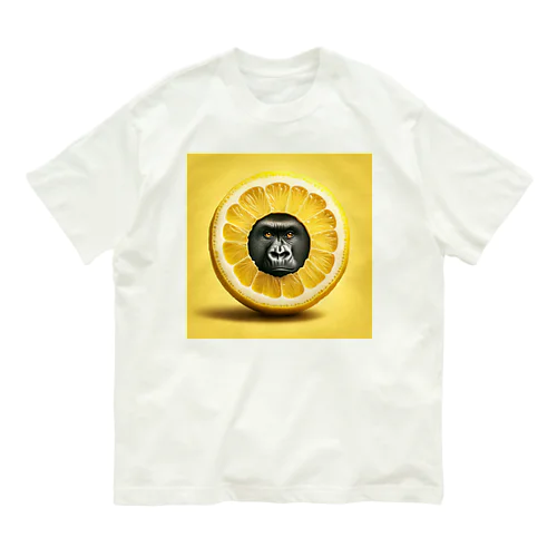 The Mighty Gorilla Lemon  Organic Cotton T-Shirt