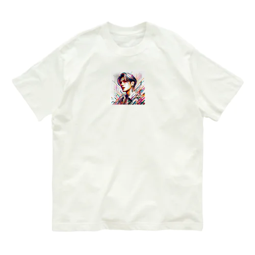 男性アイドル　Ⅰ オーガニックコットンTシャツ