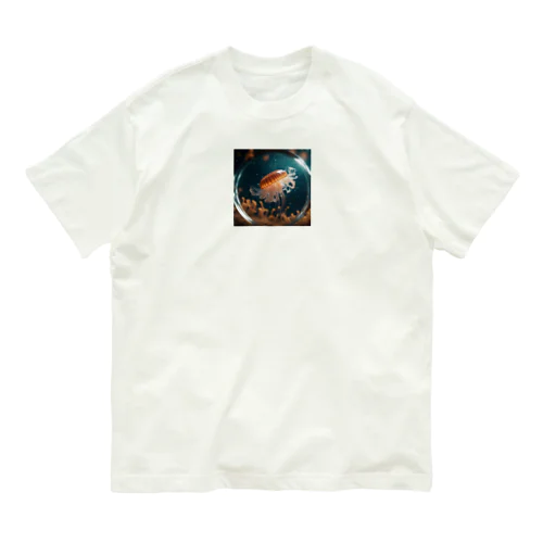 シャボン玉のクラゲ Organic Cotton T-Shirt