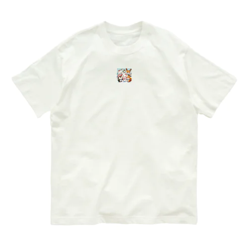 かわいい動物達4 オーガニックコットンTシャツ