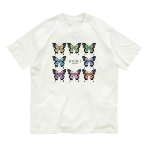 パステル・ちょうちょ Organic Cotton T-Shirt