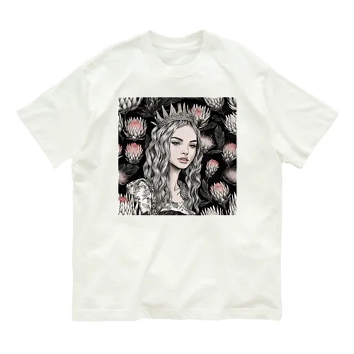 キングプロテア子さん Organic Cotton T-Shirt