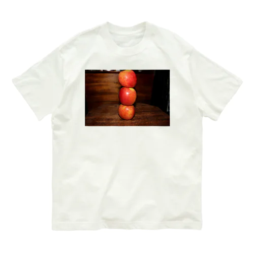 リンゴ３酸さん Organic Cotton T-Shirt