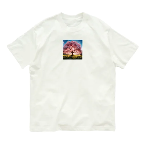 桜の木 オーガニックコットンTシャツ