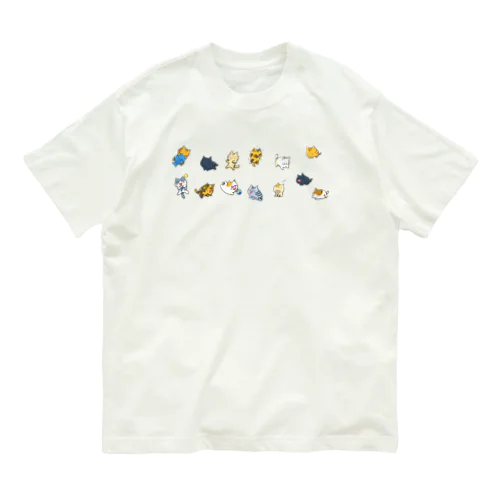 猫たちの集会 Organic Cotton T-Shirt
