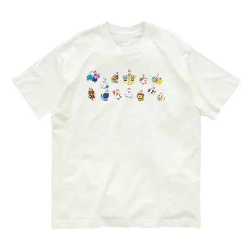 １２星座と猫コラボ Organic Cotton T-Shirt