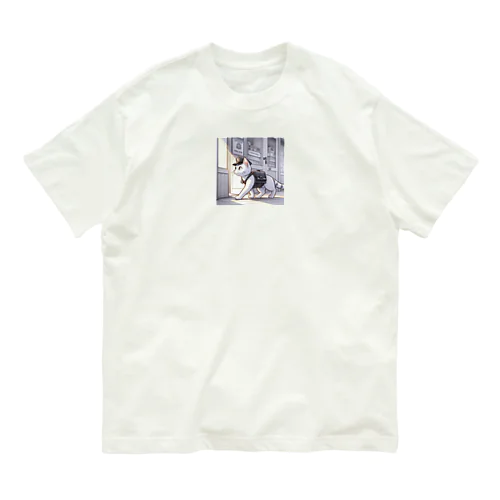 警察にゃん Organic Cotton T-Shirt