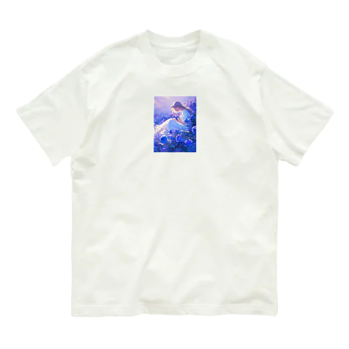 薔薇の香りに包まれて　BLUE PLUM  691 Organic Cotton T-Shirt