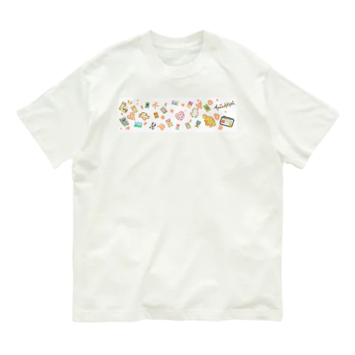 お絵かきクレパスコレクション オーガニックコットンTシャツ