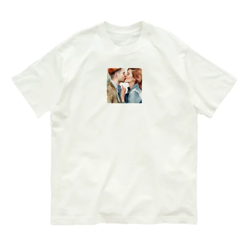 「恋人のキス」 オーガニックコットンTシャツ